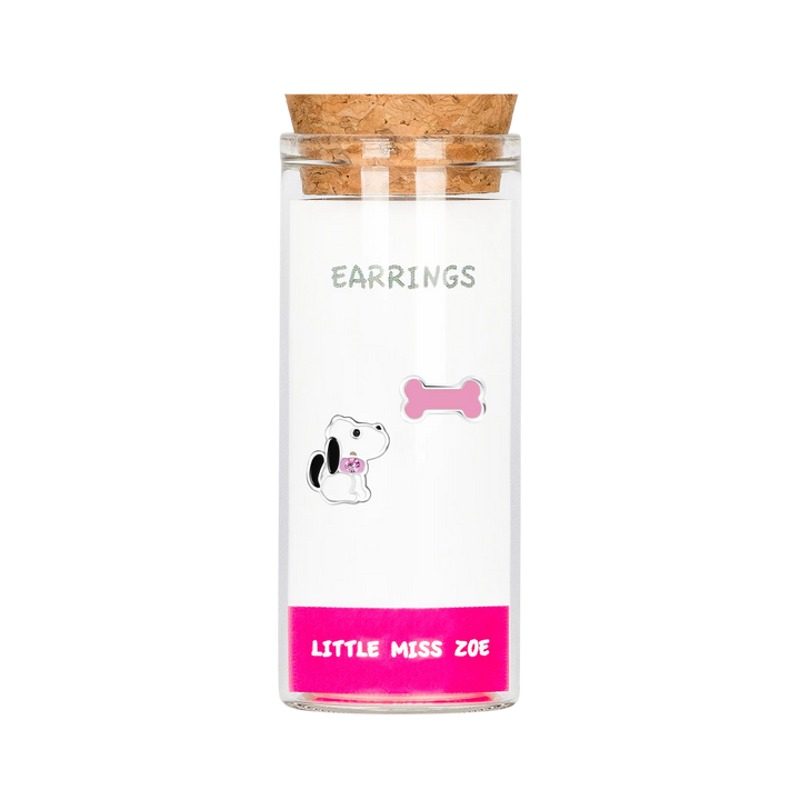 LMZ Stud Earrings in Glass Bottle Dog & Bone