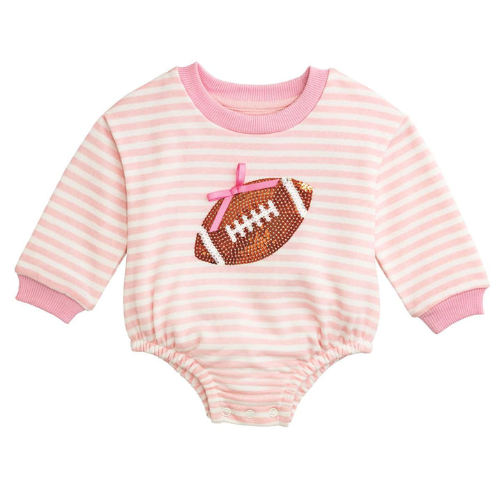 Football Stripe Sweatshirt Bubble