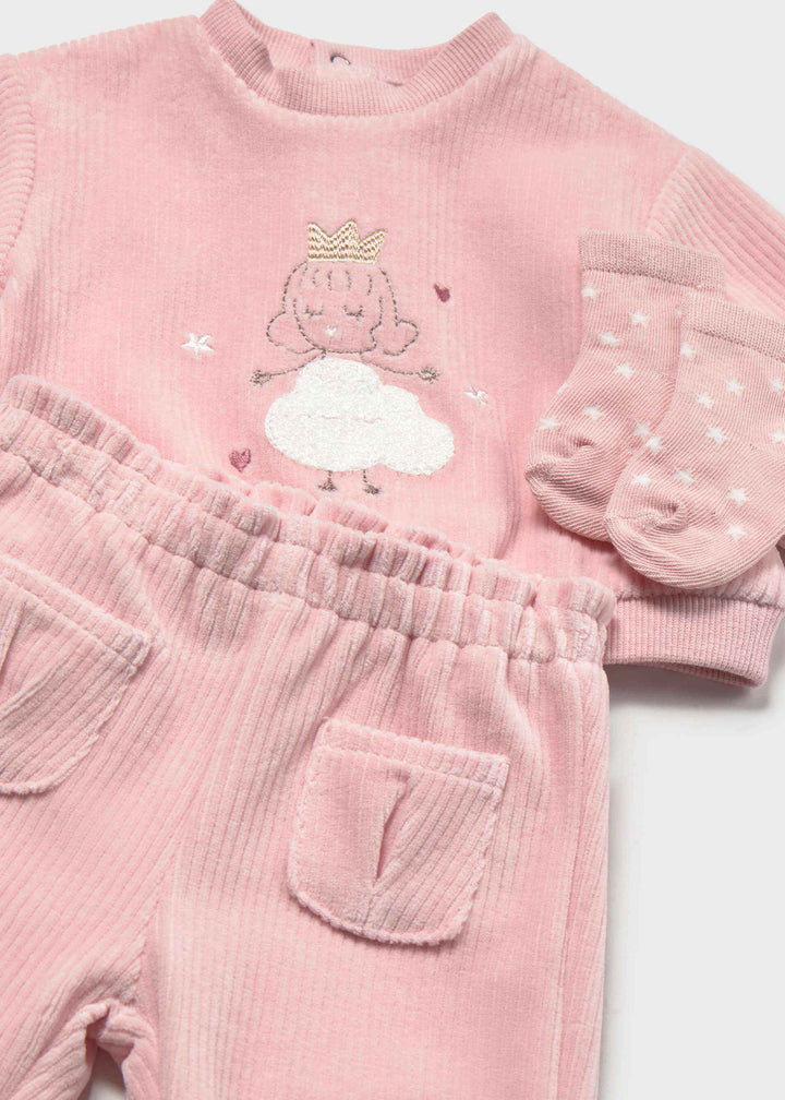 Mayoral Baby Tracksuit & Socks Set