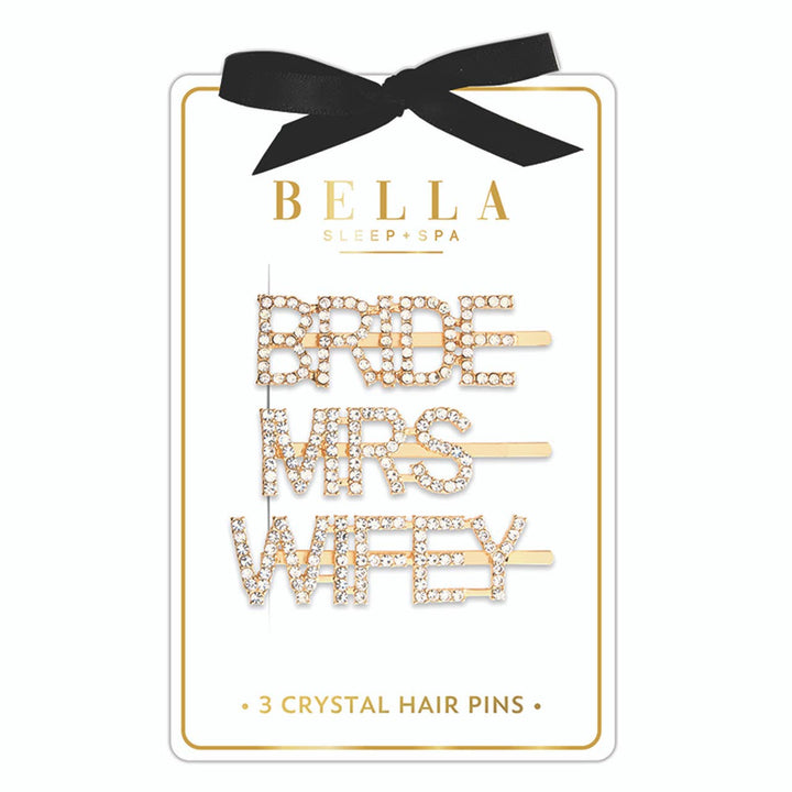 Crystal Hair Pins - Bride, MRS, Wifey