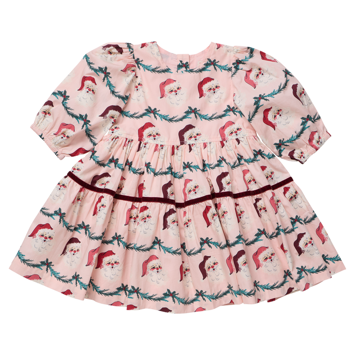 Pink Chicken Girls Maribelle Dress - Santa Garland
