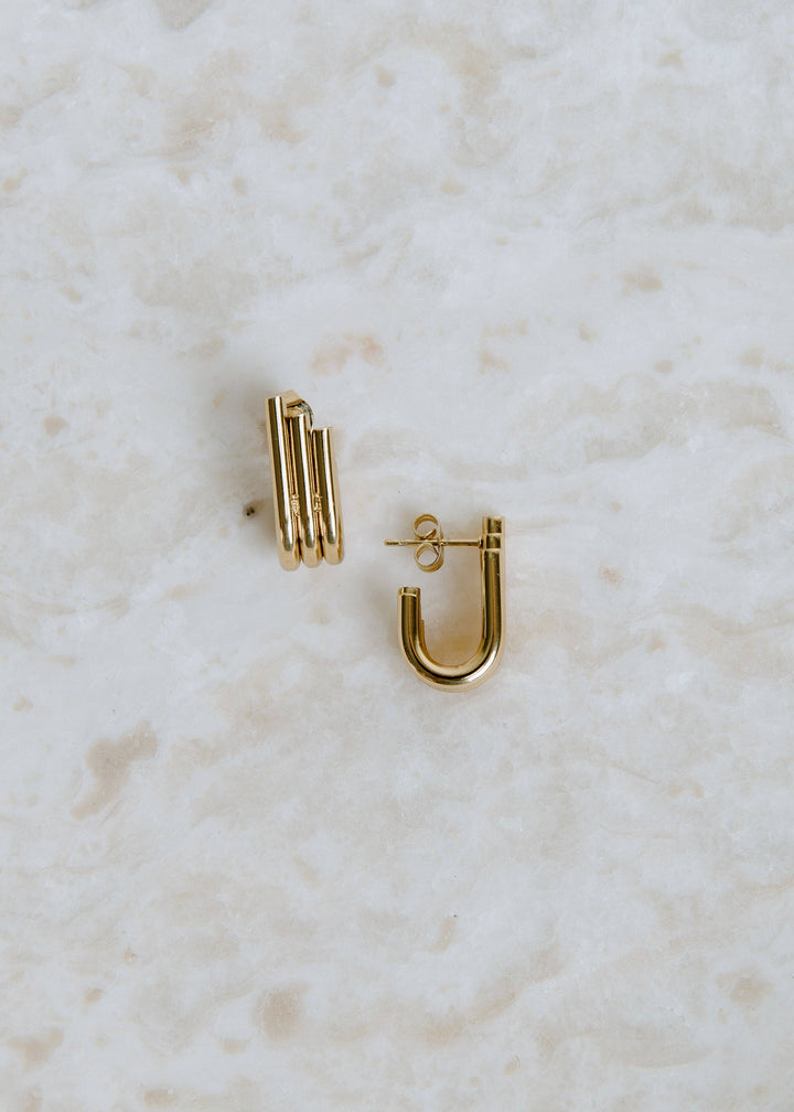 Oakley Earrings: Gold