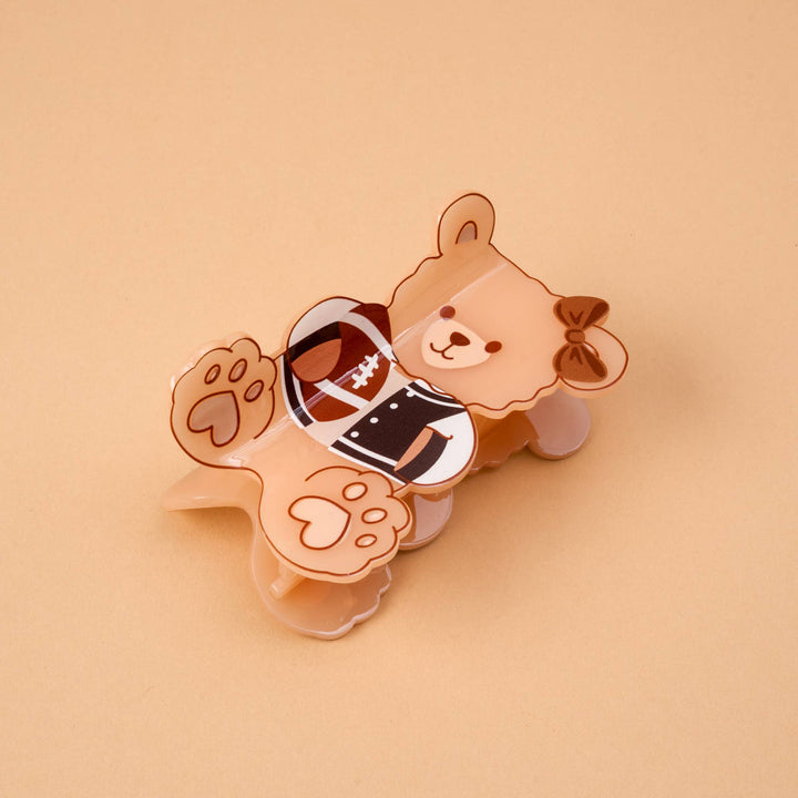 TDE Shape Up Claw Clip-Touchdown Teddy