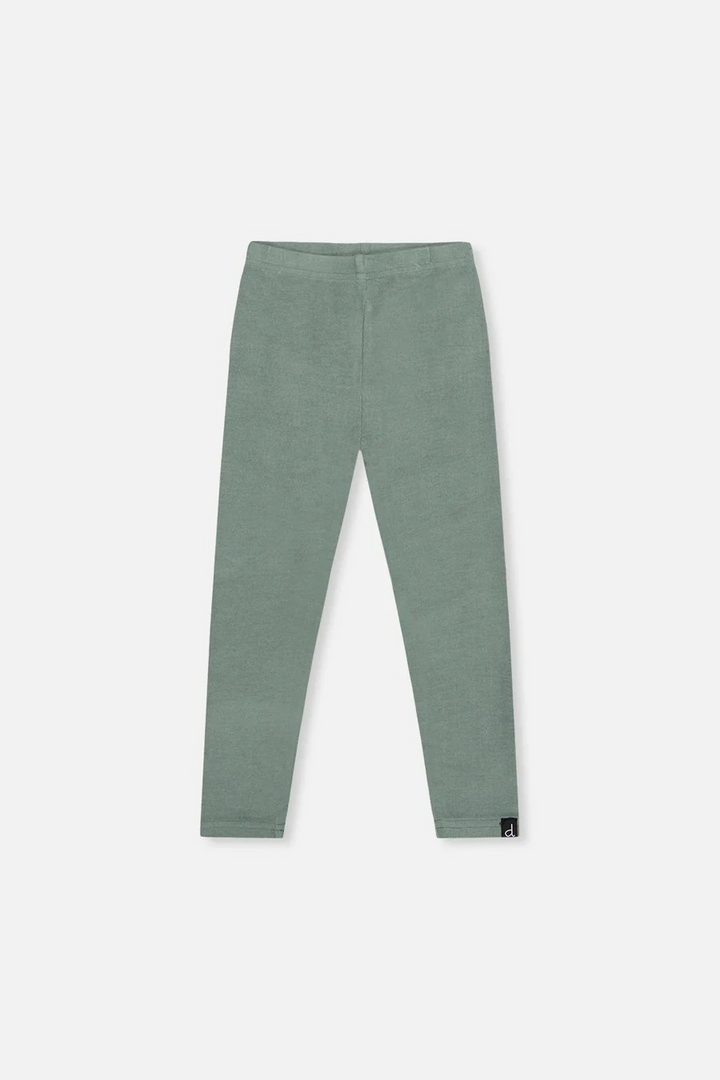 DPD Green Ribbed Leggings