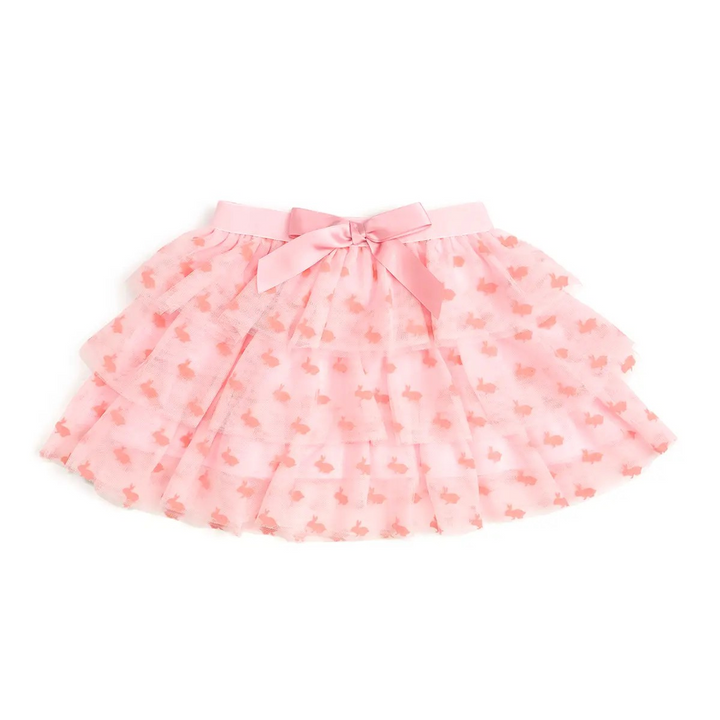 Honey Bunny Tiered Flocked Tutu Skirt