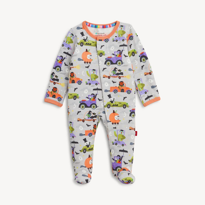 Magnetic Broom Voyage Halloween Footie