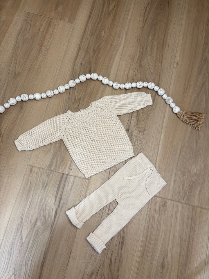 LI& Tilly Cream Knit Set