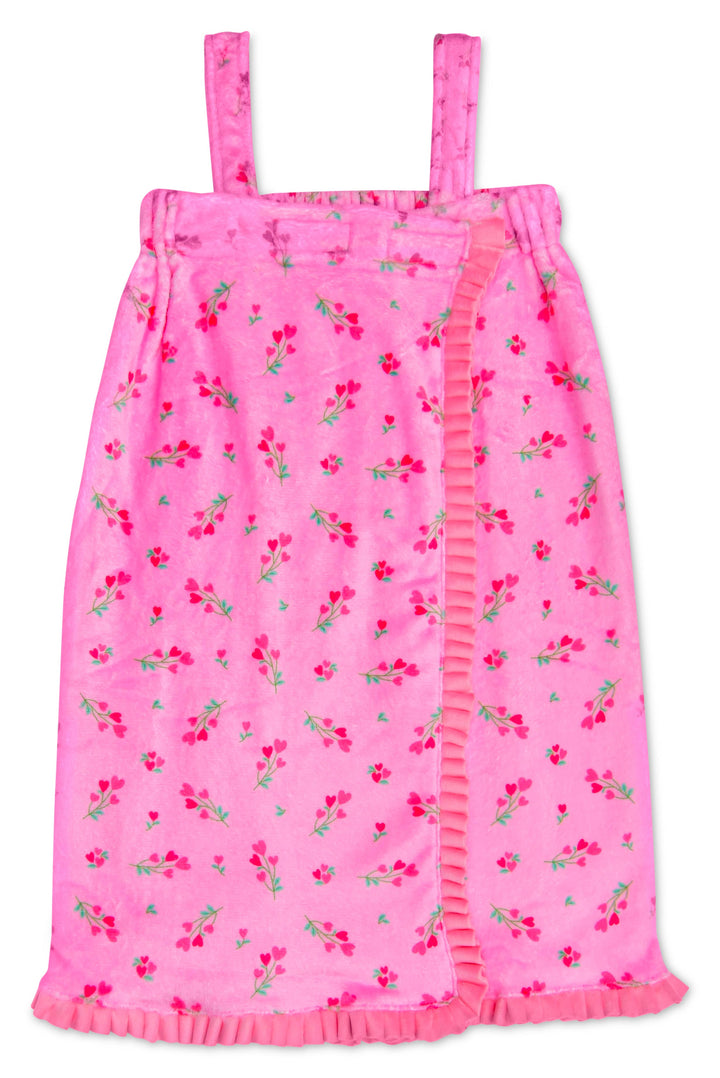 THEME SWEET PINK FLORAL SPA WRAP