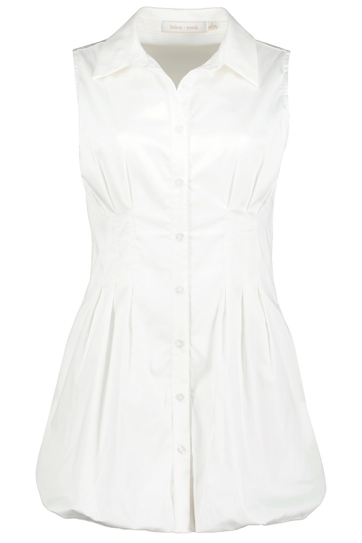 Summer Bubble Dress in White