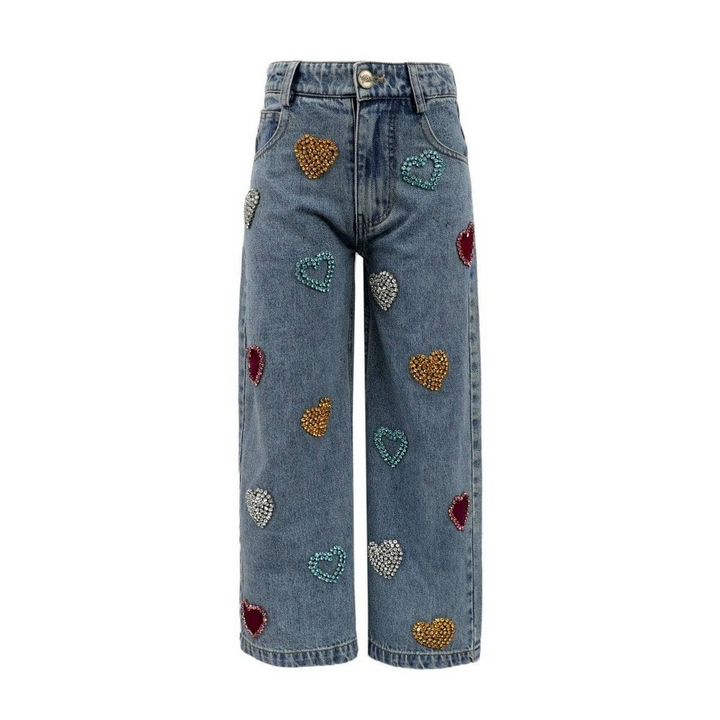 Heart Gem Jeans