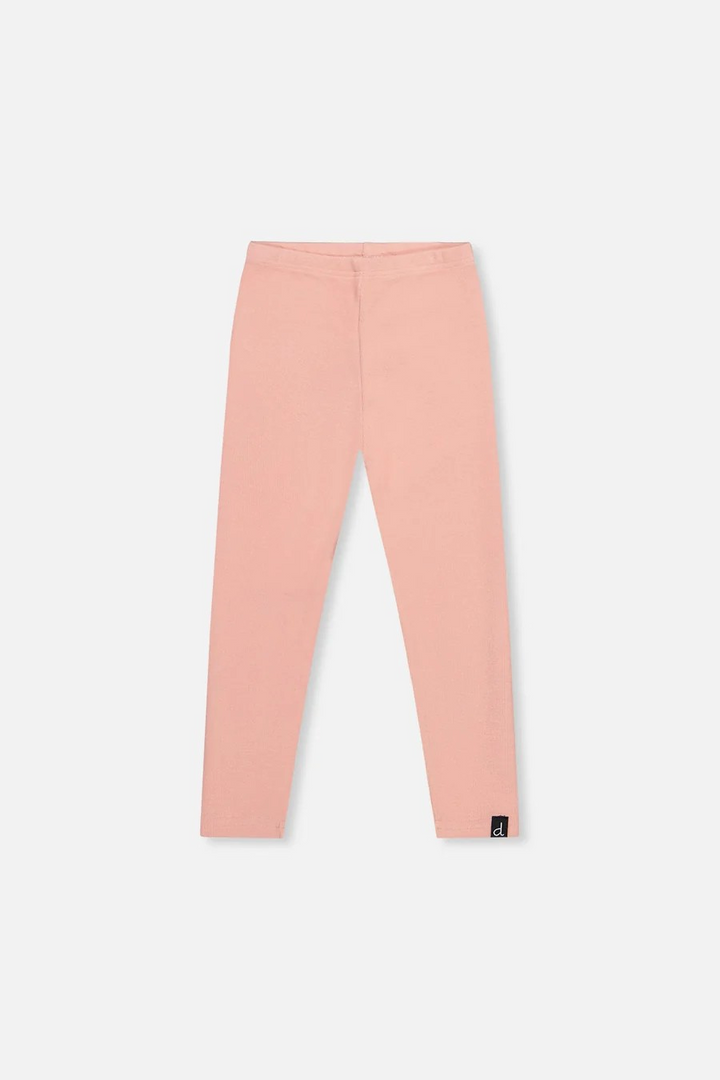 DPD Old Rose Ribbed Leggings