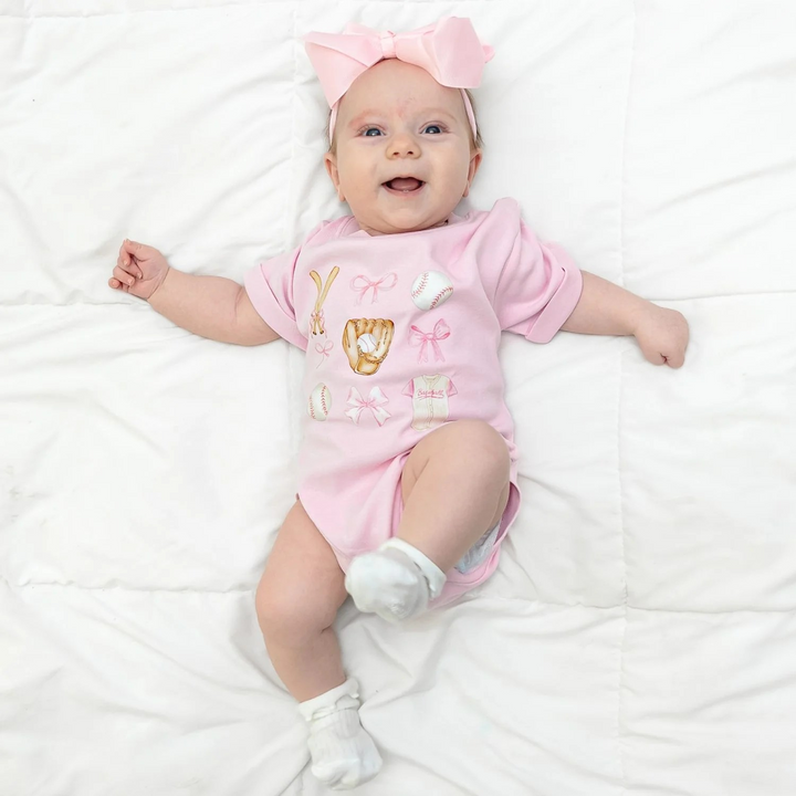 Baseball Cutie Short Sleeve Onsie
