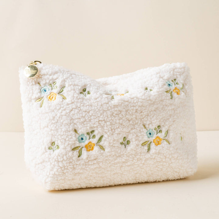TDE Teddy Pouch-Dainty Floral Blue & Yellow