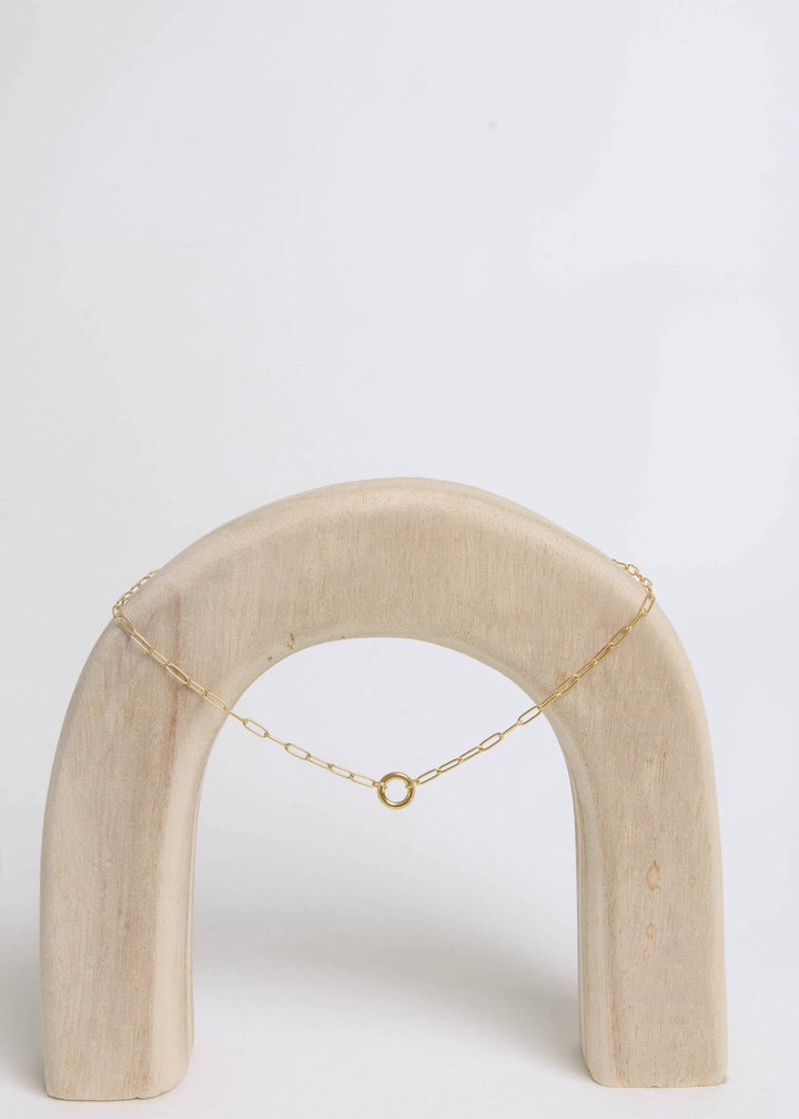 Open Ended Necklace - Gold: Gold