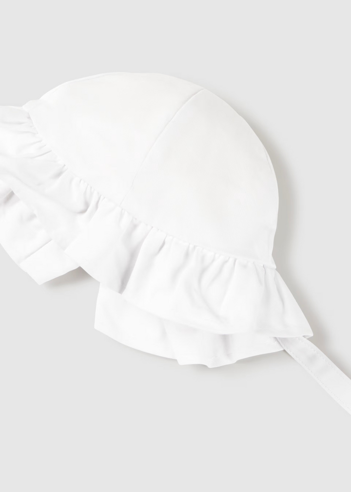 Baby Girl White Sunhat 9070