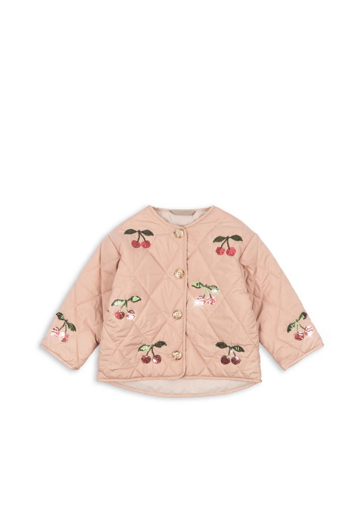 Flora Cherry Sequins Jacket