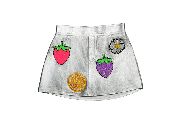 Silver Patch Fruit Skort