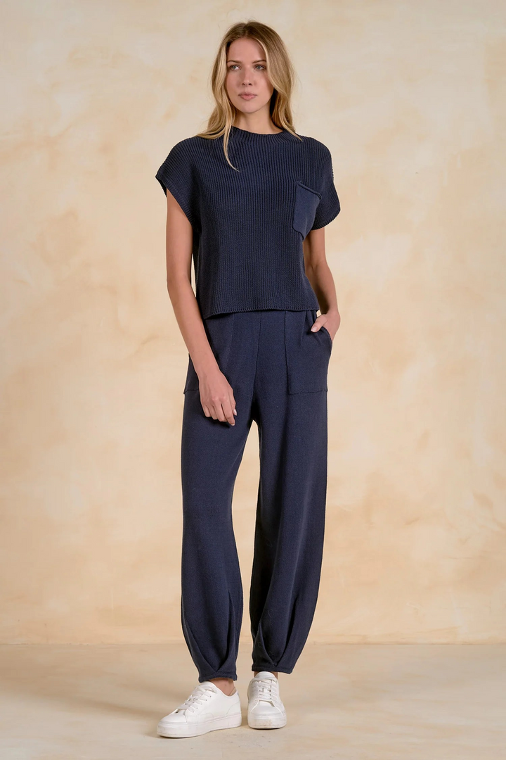 West Barrel Pleated Front Pants