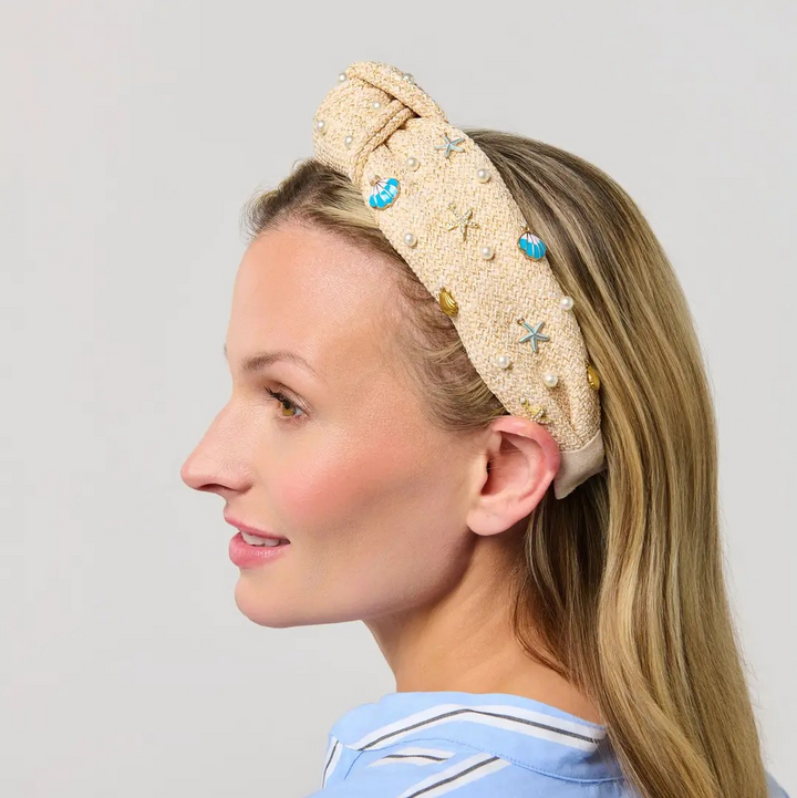 Ocean Charms Shell Knot Headband