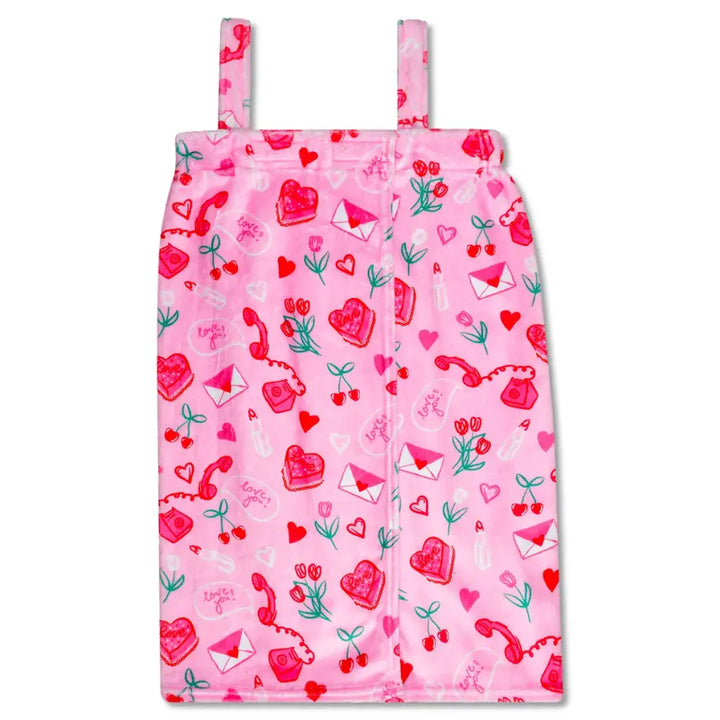 Love Doodles Valentines Spa Wrap