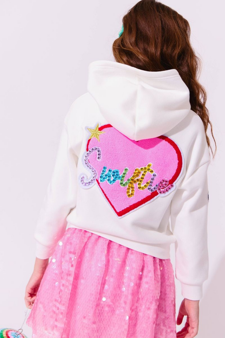Swiftie Lovers Hoodie in White