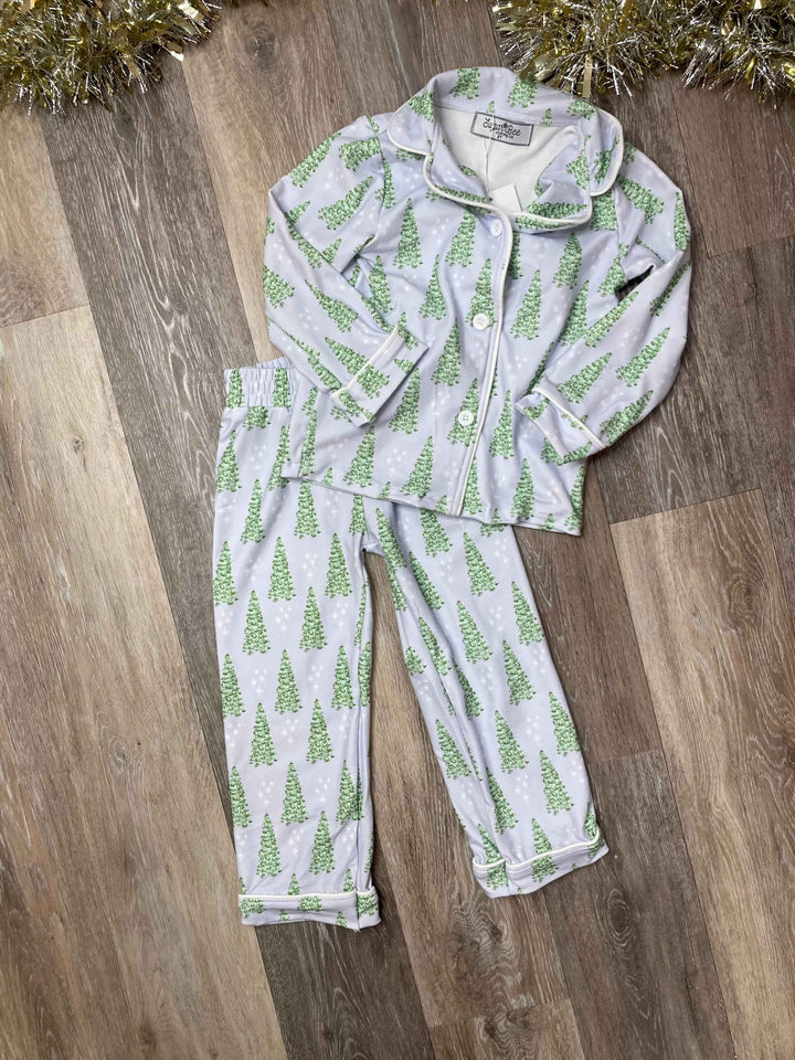 SUG Christmas Tree Pajama in Blue