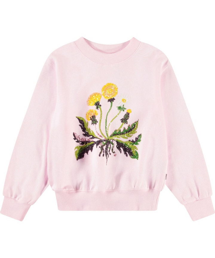 Marge Dandelion Sweatshirt in Pink