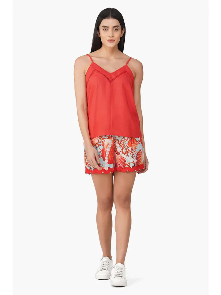 Nori Pearl Shell Printed Shorts — alternate view 3