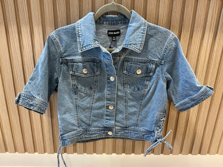 BLU SHORT SLEEVE DENIM JACKET