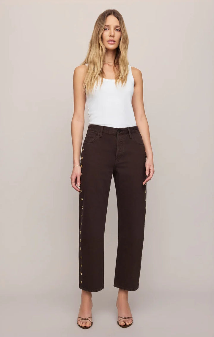 The Off Duty Mid-Rise Bowed Ankle Jean Gromets