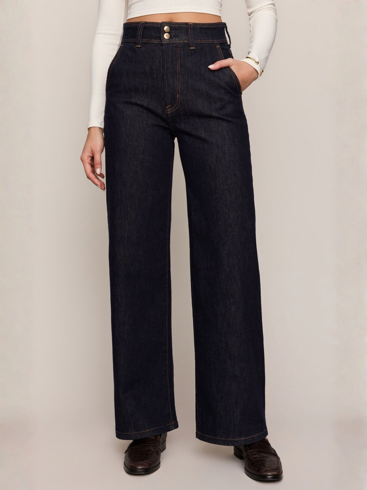 Z Supply The Atelier Denim Trouser in Midnight Air