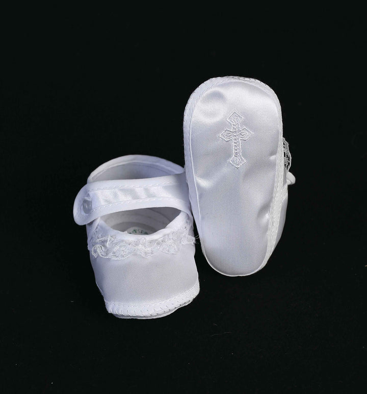 LIT GT-215 Girls Lace Satin Mary Jane Bootie