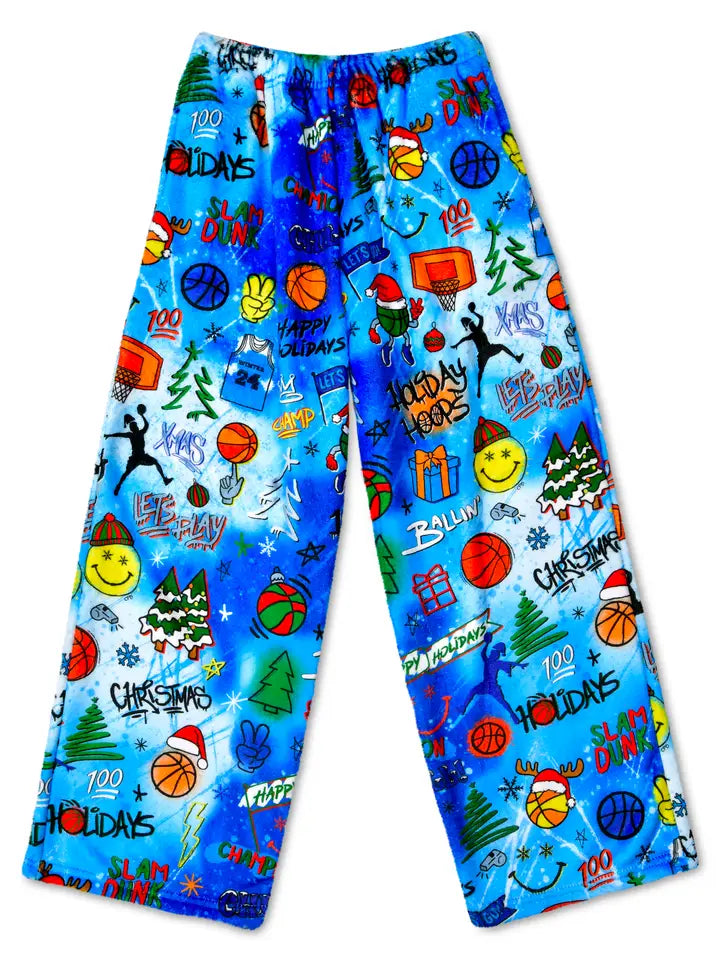 Corey Paige Hoops Plush Sleep Pants