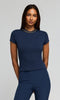 Tate Chain Top in Peacock