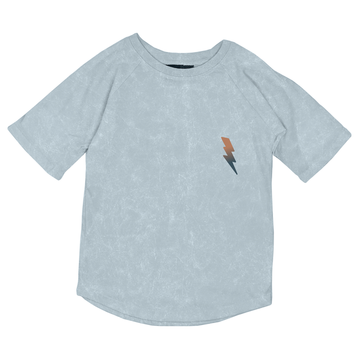 Rad Raglan Tee in Stone Blue
