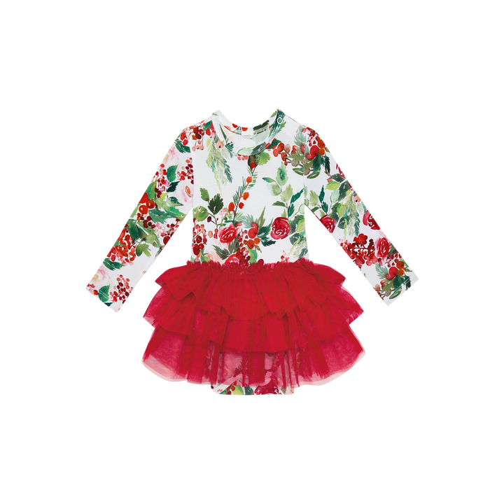 Beatrix Holiday Tulle Tutu Onsie Dress
