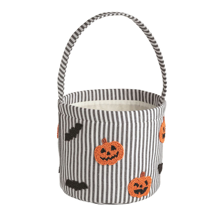 Pumpkin Beaded Basket