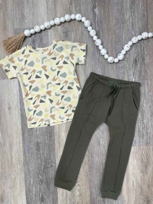 RIF Green Geo Print Set
