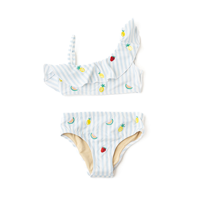 Embroidered Picnic 1 Shoulder Bikini