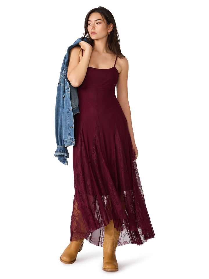 Vita Dress in Deep Fig