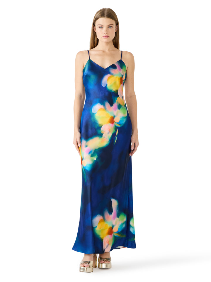 ATARA DRESS in BLUE FLORAL