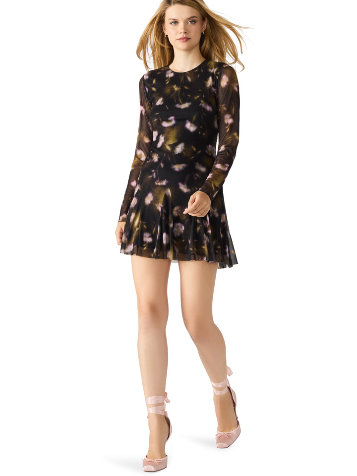 Bliss Ditsy Floral Mesh Dress