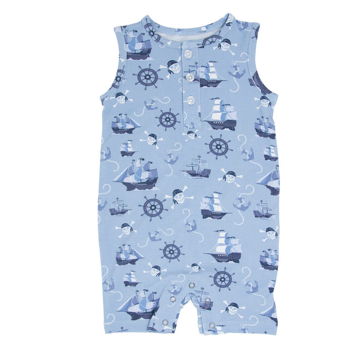 SWB Pirates Ahoy Tank Short Romper