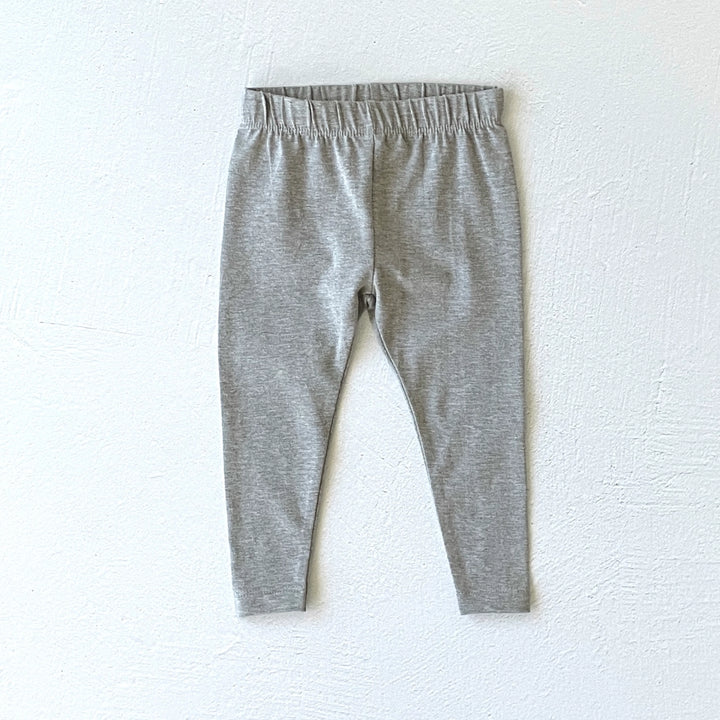 Grey Basic Baby Leggings