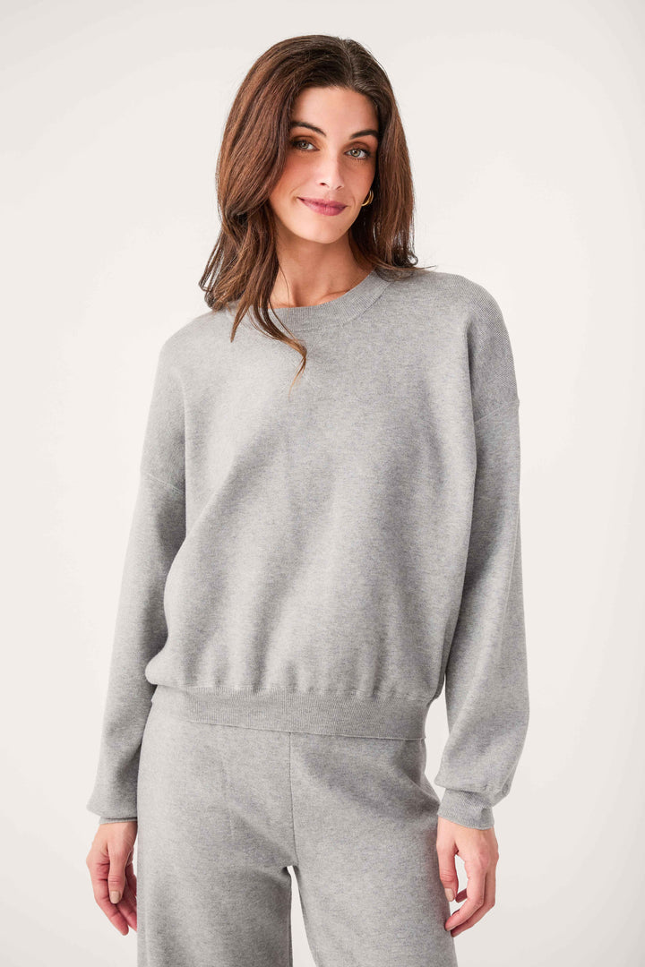 ZSU Take It Easy Sweater in Classic Heather Grey