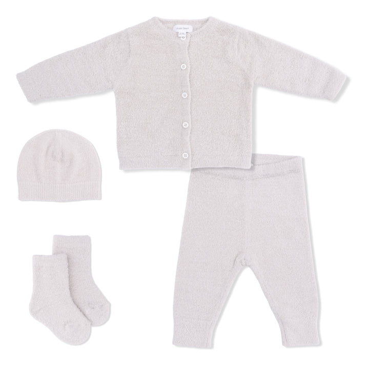 Angel Dear Natural Chenille 4-Piece Cardigan Set