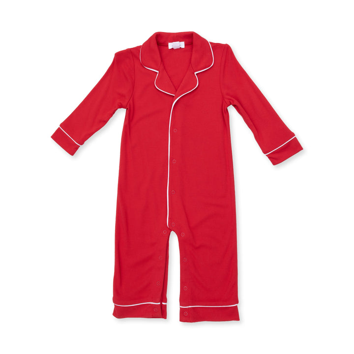 Angel Dear Ribbon Red Long Sleeve Coat Style Romper - 1