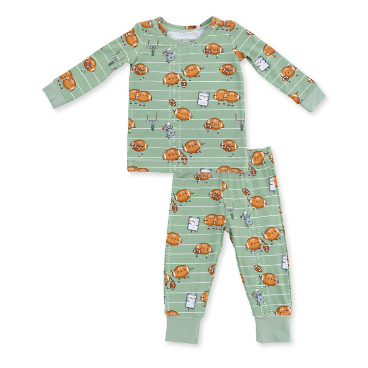 Angel Dear Footballs Playing Football Long Sleeve Loungewear Set - 1