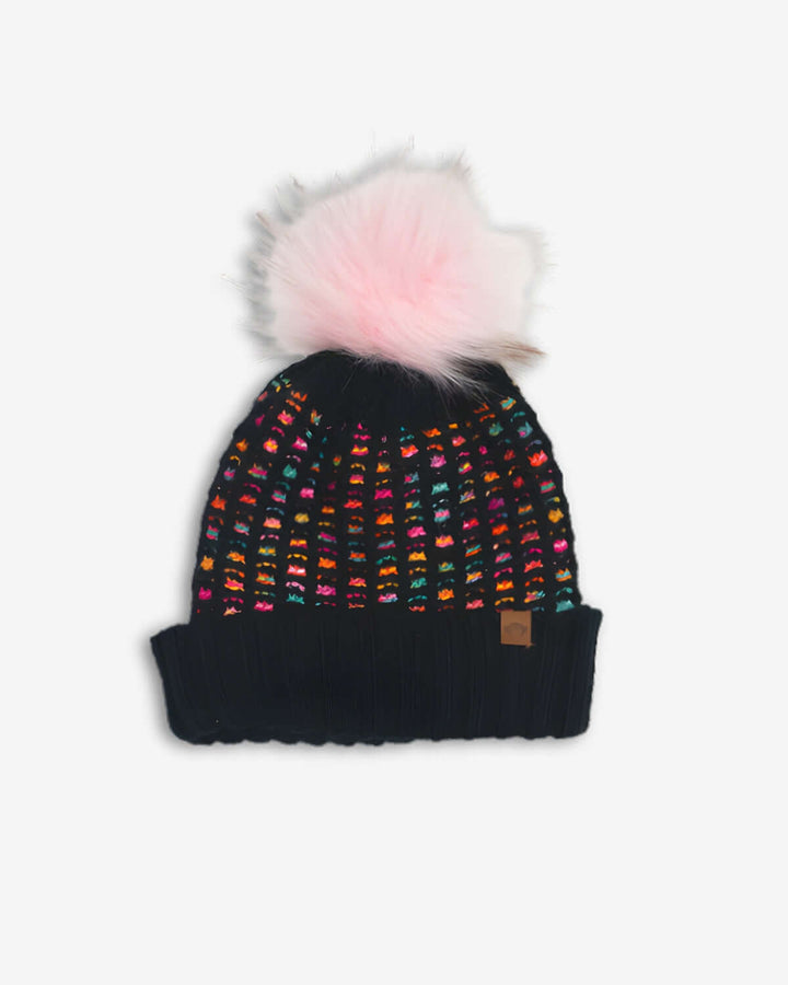 Appaman Black & Pink Kathleen Beanie