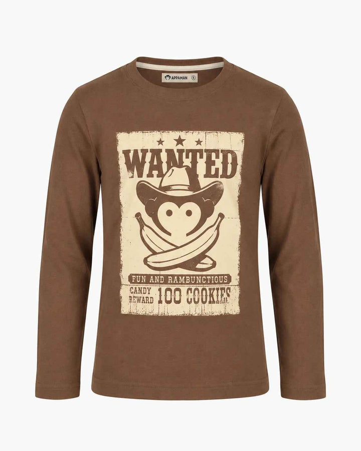 APP Wanted Poster Graphic Long Sleeve Tee